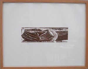 Joseph Beuys - Holzschnitte: Gletscher (Woodcuts: Glacier), 1950/1973-74, woodcut, hand-printed in brown on wove, in portfolio