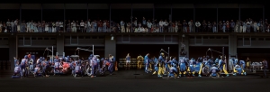 Andreas Gursky - F1 Boxenstopp III, 2007, chromogenic print mounted on Plexiglas in artist's frame