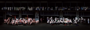 Andreas Gursky - F1 Boxenstopp IV, 2007, chromogenic print mounted on Plexiglas in artist's frame
