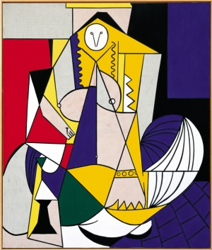 Roy Lichtenstein - Femme d'Alger, 1963, oil on canvas